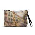 Little Town Teddy Town crossbody bag by Jamie Lawrence, front