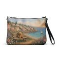 Seaside Village Teddy Town crossbody bag by Jamie Lawrence, front