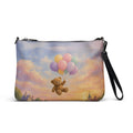 Up, Up and Away Teddy Town crossbody bag by Jamie Lawrence, front