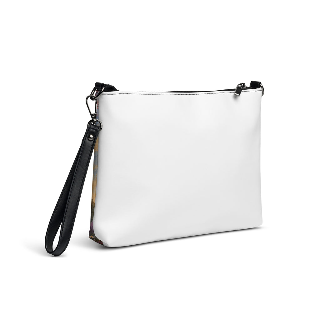 Blossom Treehouse Teddy Town crossbody bag by Jamie Lawrence, back angle