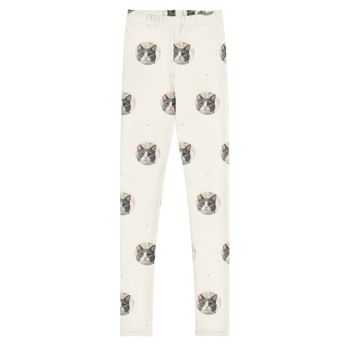 Apollo Finds His Nap Kids Leggings, back view
