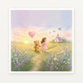 Heart & Faith, Walk to the Chapel, signed 18x18 nursery art print by Jamie Lawrence