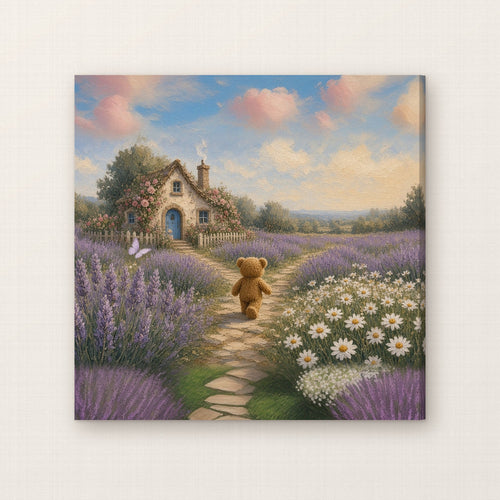 Cottage Path - Teddy Town gallery canvas by Jamie Lawrence