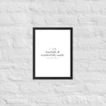 fearfully & wonderfully made. Framed Print by Jamie Lawrence, I Am Royal Christian collection, view 2