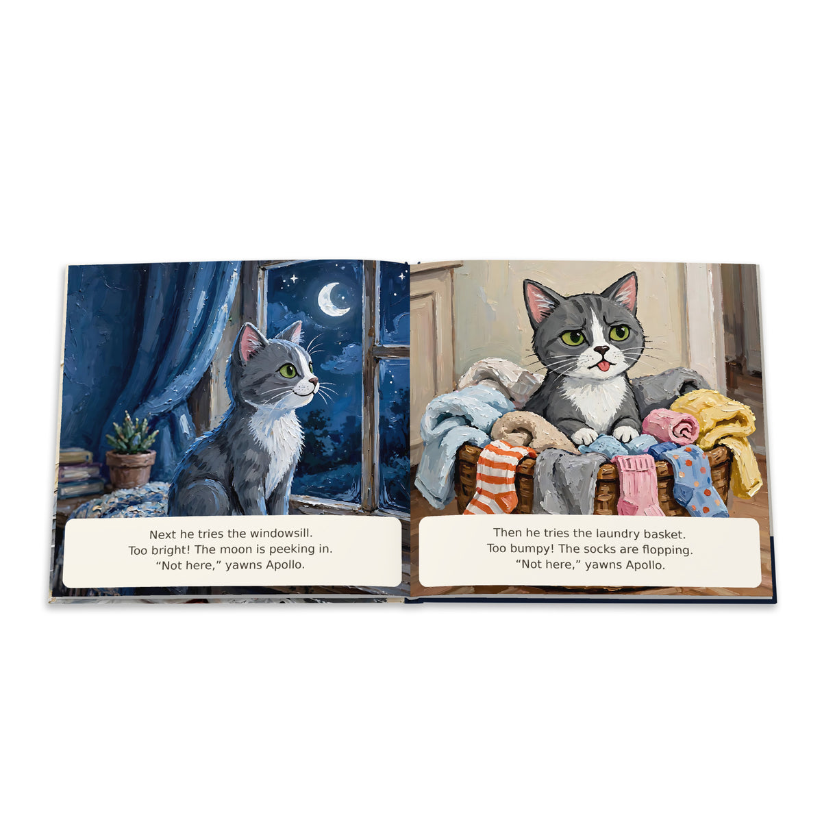 Apollo Finds His Nap, Hardcover Picture Book by Jamie Lawrence, Whisker Lane collection, view 10