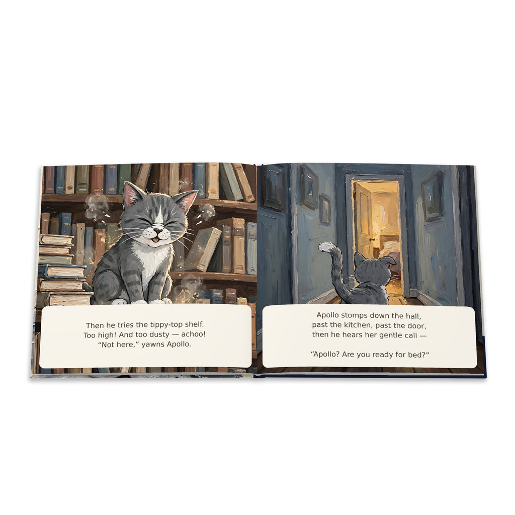 Apollo Finds His Nap, Hardcover Picture Book by Jamie Lawrence, Whisker Lane collection, view 11