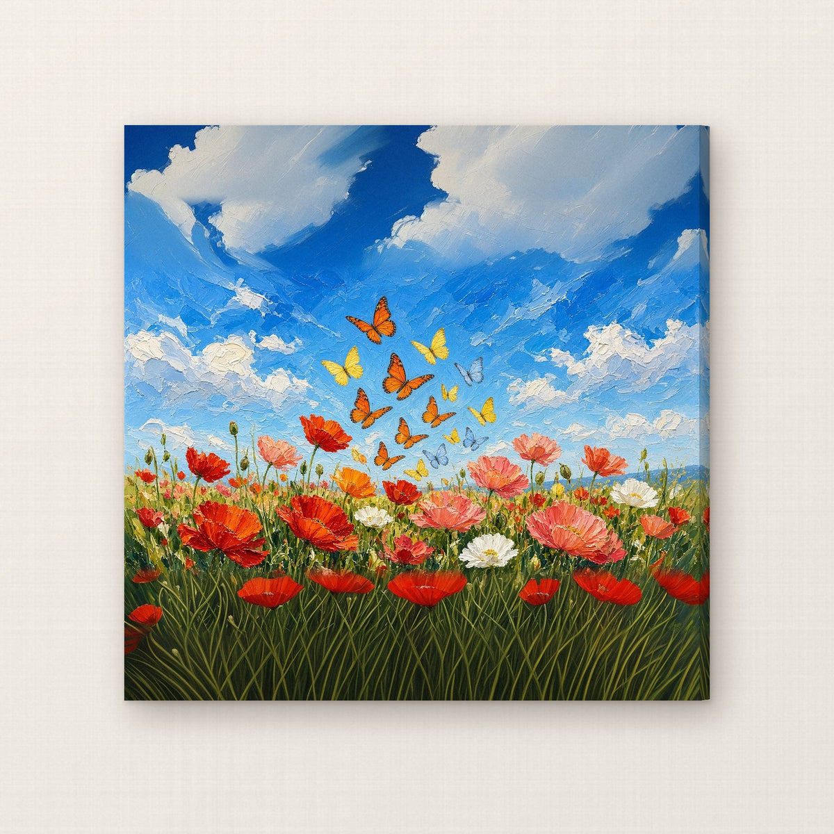 Poppies Taking Flight - Flower Fields gallery canvas by Jamie Lawrence