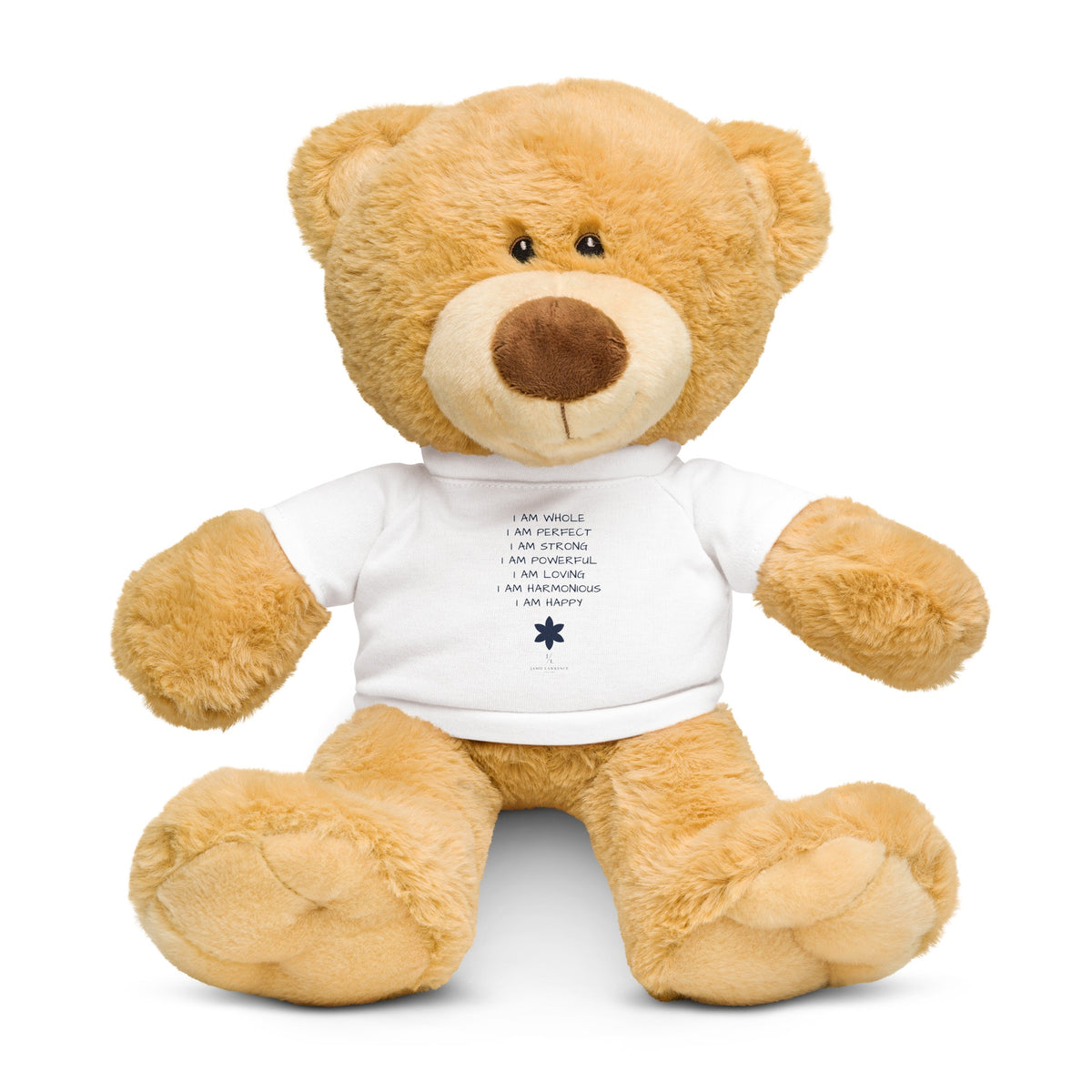 Signature Bear by Jamie Lawrence, I Am affirmations shirt