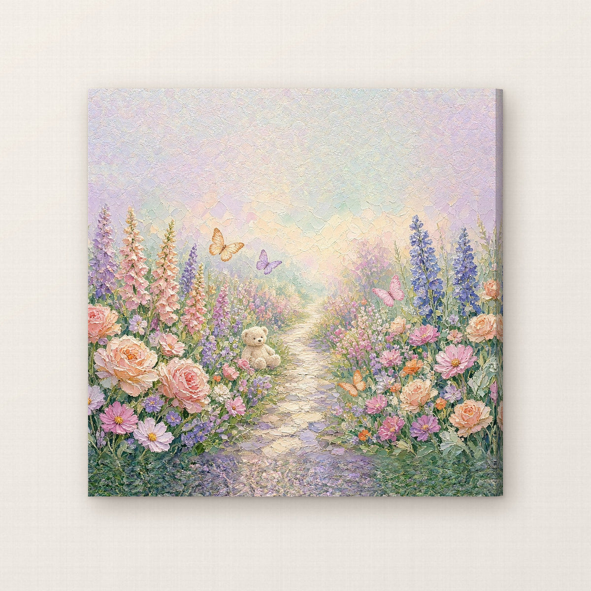 The Garden Path - Flower Fields gallery canvas by Jamie Lawrence